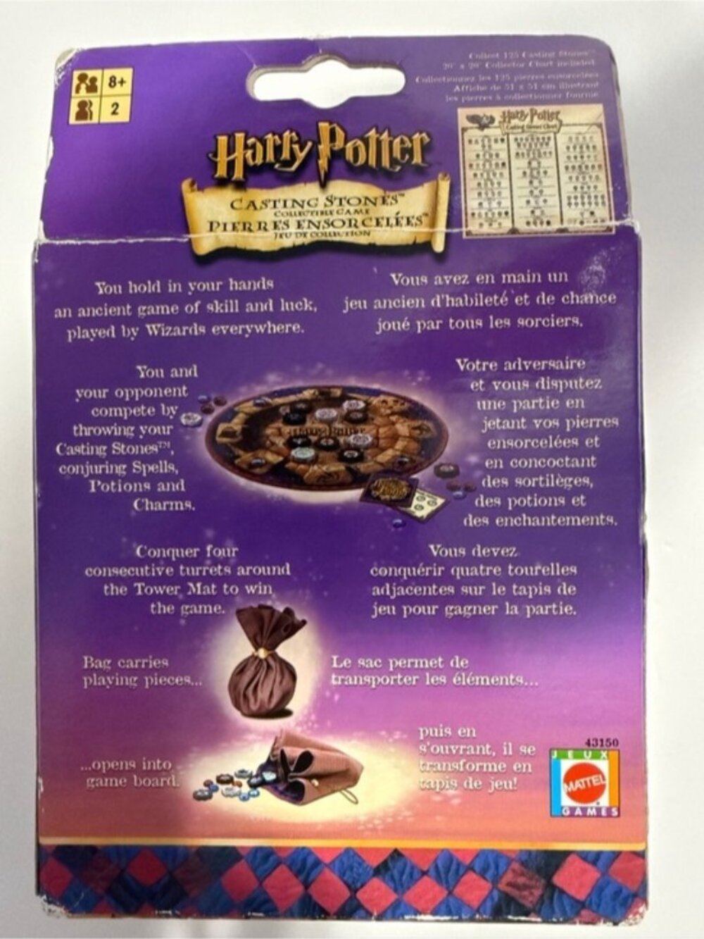 Harry Potter Casting Stones Starter Game – Mattel Collectible Board Game w/ Box - Picture 5 of 8